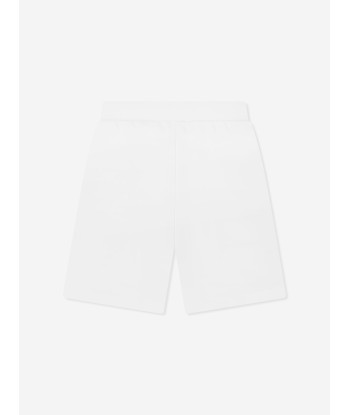 Moschino Boys Logo Shorts in White Le MVP de beaucoup