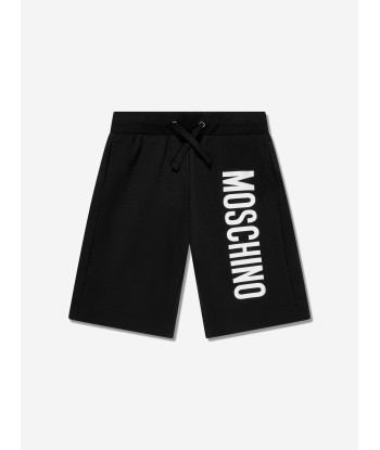 Moschino Boys Logo Shorts in Black Véritable concentré