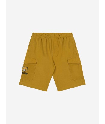 Moschino Boys Teddy Cargo Shorts in Brown Faites des économies