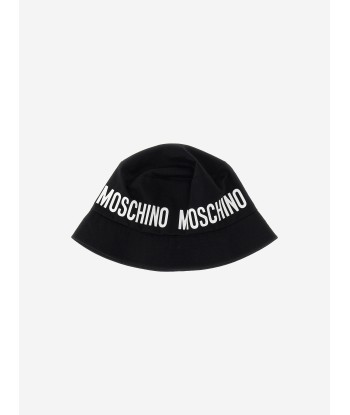 Moschino Kids Logo Bucket Hat in Black vous aussi creer 