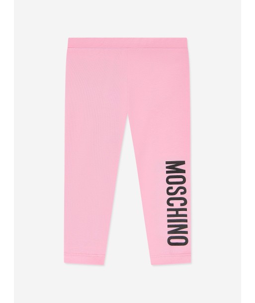 Moschino Baby Girls Logo Leggings in Pink l'achat 