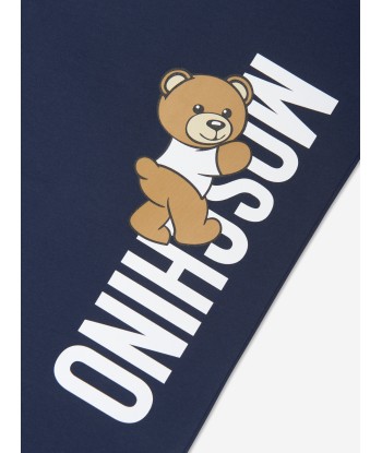 Moschino Baby Teddy Logo Blanket in Navy (70cm) JUSQU'A -70%! 