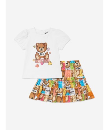 Moschino Baby Girls Teddy Bear Skirt Set in Multicolour Par le système avancé 