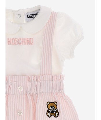 Moschino Baby Girls Dunagree Skirt Set in Multicolour vente chaude votre 