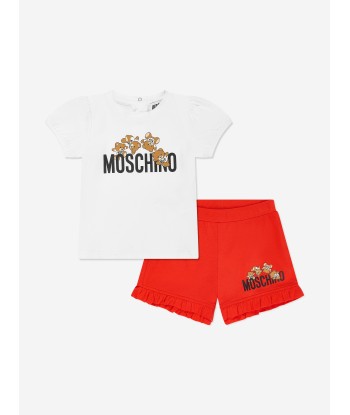 Moschino Baby Girls Teddy Bear Shorts Set in Multicolour Vous souhaitez 