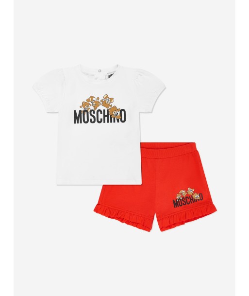 Moschino Baby Girls Teddy Bear Shorts Set in Multicolour Vous souhaitez 