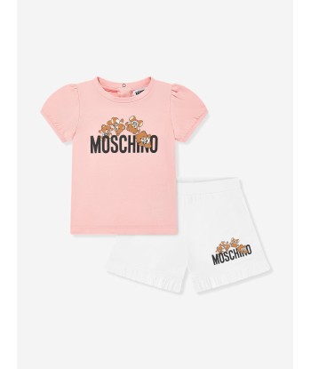 Moschino Baby Girls Teddy Bear Shorts Set in Multicolour À commander