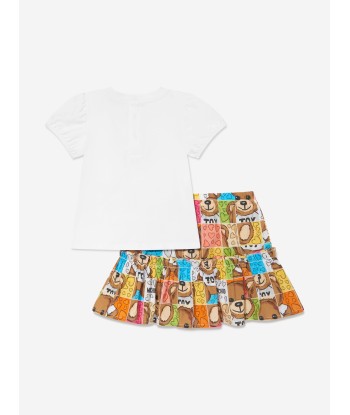 Moschino Baby Girls Teddy Bear Skirt Set in Multicolour Par le système avancé 