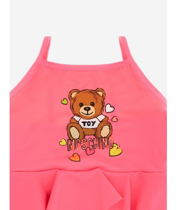 Moschino Baby Girls Teddy Bear Swimming Costume in Pink Venez acheter