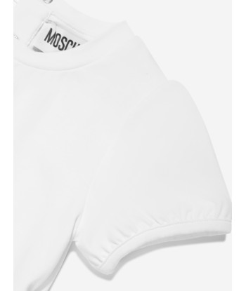 Moschino Baby Girls Teddy Bear T-Shirt in White pour bénéficier 