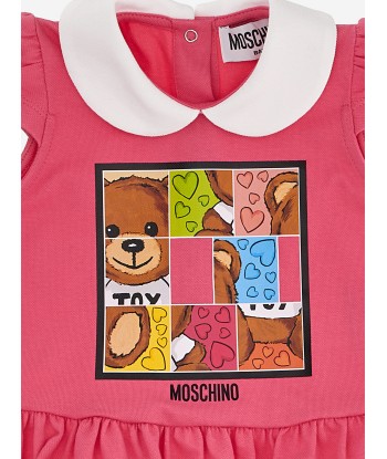 Moschino Baby Girls Dress And Knickers Gift Set in Pink livraison et retour toujours gratuits