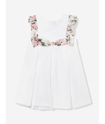 Patachou Girls Floral Liberty Dress in White solde