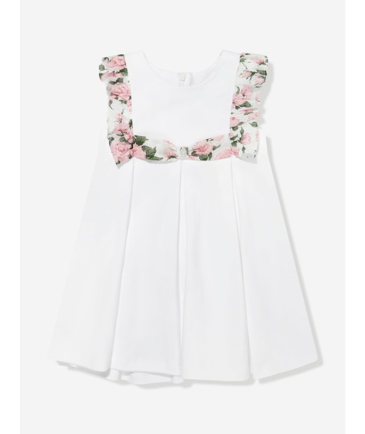 Patachou Girls Floral Liberty Dress in White solde