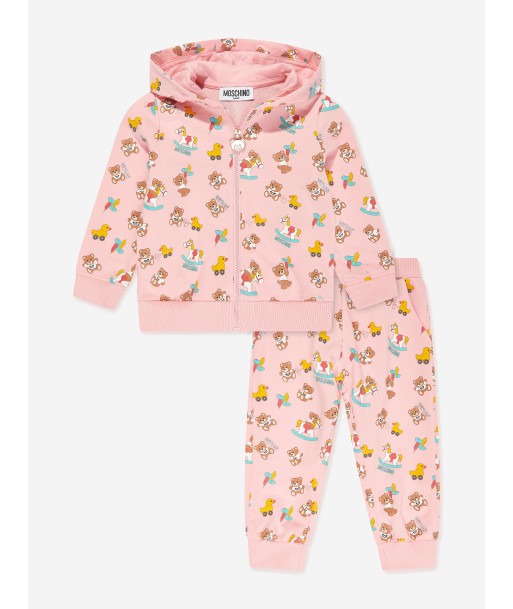 Moschino Baby Girls Teddy Bear Tracksuit in Pink sélection de produits