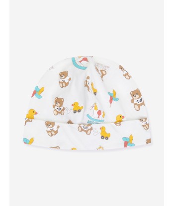 Moschino Baby Teddy Babygrow Gift Set in Ivory Venez découvrir notre 