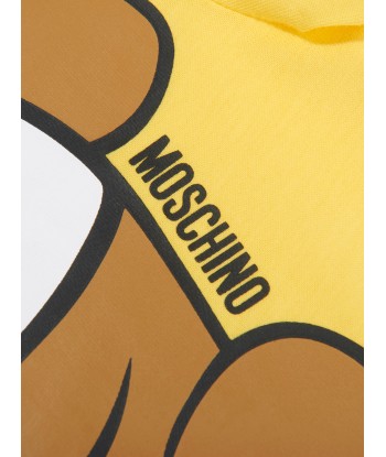 Moschino Baby Teddy Toy Romper in Yellow commande en ligne