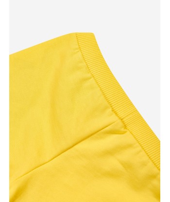 Moschino Baby Teddy Logo Shorts in Yellow shop