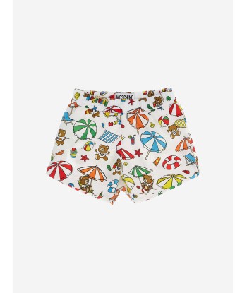 Moschino Baby Boys Beach Teddy Swim Shorts in Multicolour Découvrez la collection