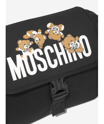 Moschino Baby Teddy Bear Changing Bag in Black (39cm) de France