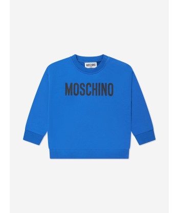 Moschino Baby Logo Sweatshirt in Blue de la marque