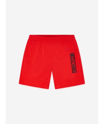 Moschino Baby Teddy Logo Short Set in Multicolour les muscles