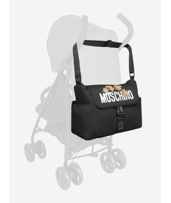 Moschino Baby Teddy Bear Changing Bag in Black (39cm) de France