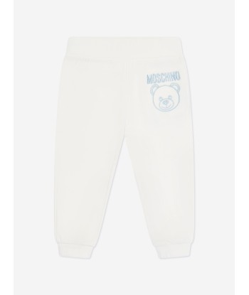 Moschino Baby Teddy Logo Tracksuit in Ivory pas cheres