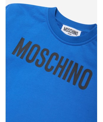 Moschino Baby Logo Sweatshirt in Blue de la marque