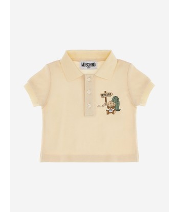 Moschino Baby Boys Polo Shirt And Shorts Set in Brown store