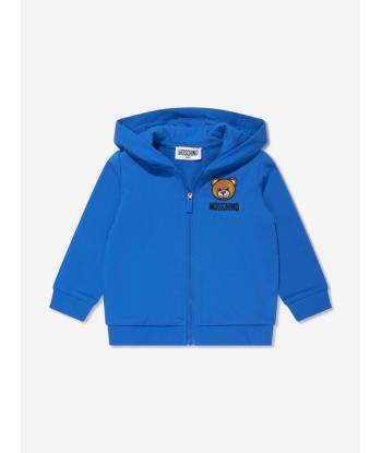 Moschino Baby Teddy Bear Tracksuit in Blue livraison gratuite