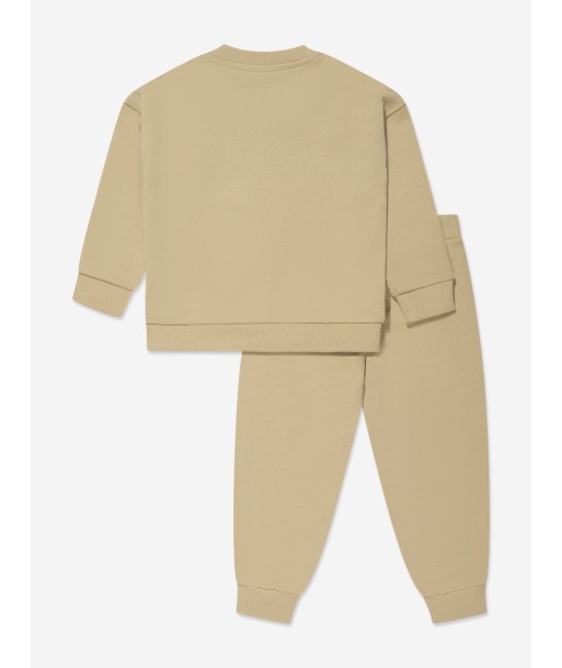 Moschino Baby Boys Milano Logo Tracksuit in Brown sélection de produits