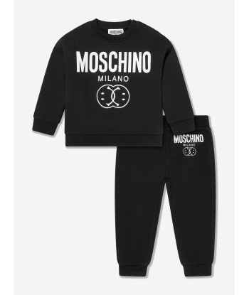 Moschino Baby Boys Milano Logo Tracksuit in Black outlet