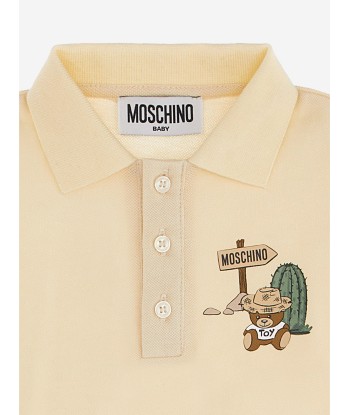 Moschino Baby Boys Polo Shirt And Shorts Set in Brown store