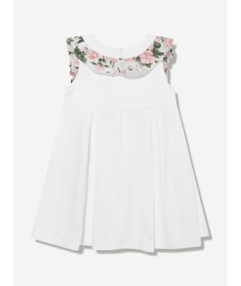 Patachou Girls Floral Liberty Dress in White solde