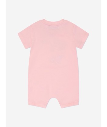 Moschino Baby Girls Teddy Bear Romper in Pink Comparez plus de prix