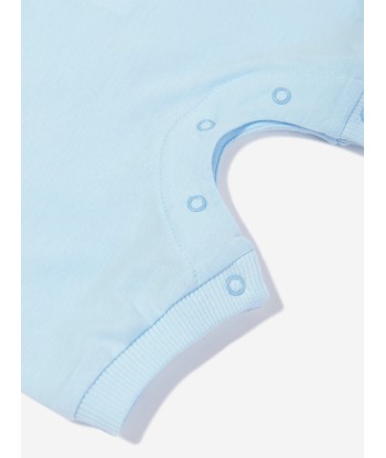 Moschino Baby Teddy Bear Romper in Blue prix