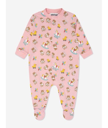 Moschino Baby Girls Teddy Bear Babygrow in Pink votre restaurant rapide dans 