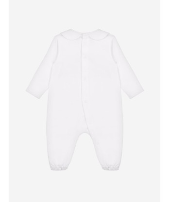 Moschino Baby Teddy Bear Babygrow Gift Set in White commande en ligne