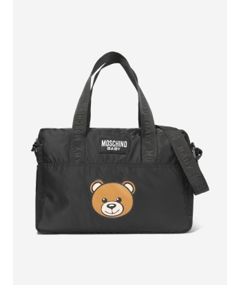 Moschino Baby Teddy Bear Changing Bag in Black (40cm) commande en ligne