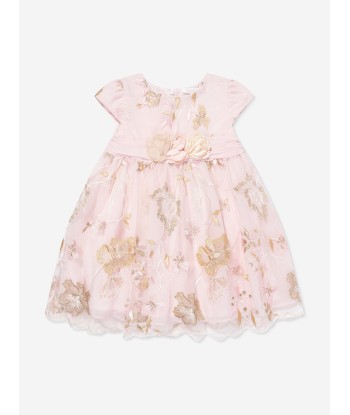 Patachou Girls Floral Lace Occasion Dress in Pink est présent 