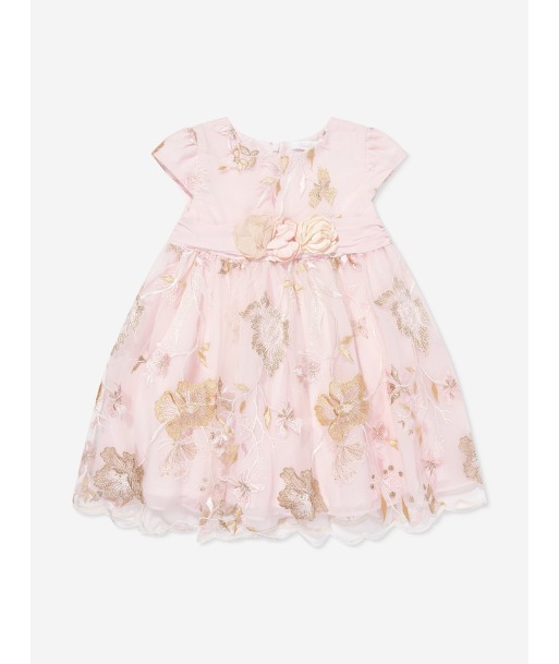 Patachou Girls Floral Lace Occasion Dress in Pink est présent 