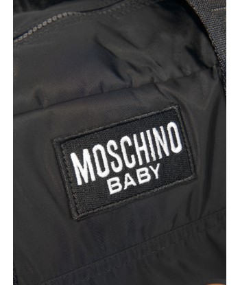 Moschino Baby Teddy Bear Changing Bag in Black (40cm) commande en ligne