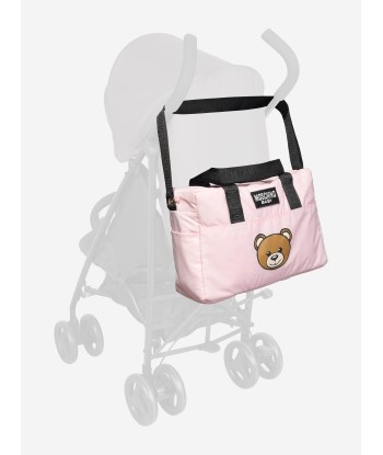 Moschino Baby Girls Teddy Bear Changing Bag in Pink (40cm) Les magasins à Paris et en Île-de-France