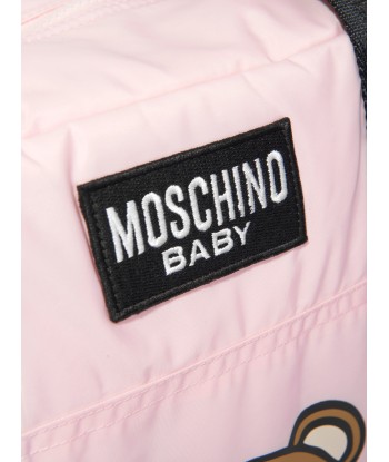 Moschino Baby Girls Teddy Bear Changing Bag in Pink (40cm) Les magasins à Paris et en Île-de-France