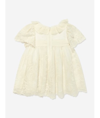 Patachou Girls Embroidered Occasion Dress in Ivory JUSQU'A -70%! 