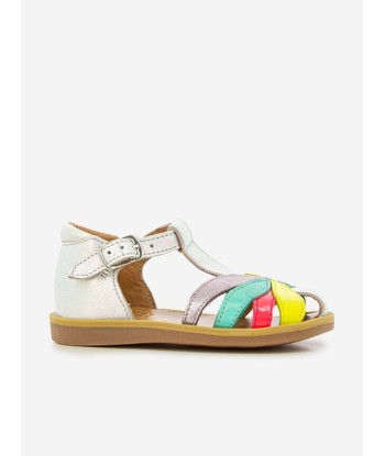 Pom D'Api Girls Leather Poppy Oto Sandals in Multicolour l'évolution des habitudes 