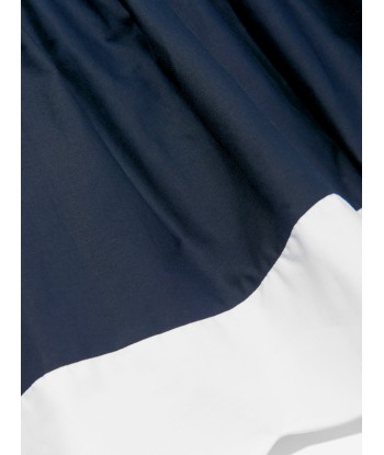 Patachou Girls Sleeveless Sailor Dress in Navy français