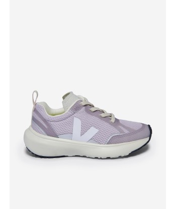 Veja Girls Canary Alveomesh Trainers in Purple Venez acheter