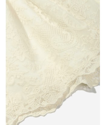 Patachou Girls Embroidered Occasion Dress in Ivory JUSQU'A -70%! 