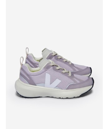 Veja Girls Canary Alveomesh Trainers in Purple Venez acheter